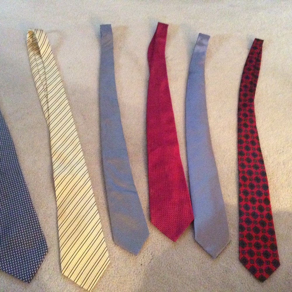 Six Ties All different brands and styles